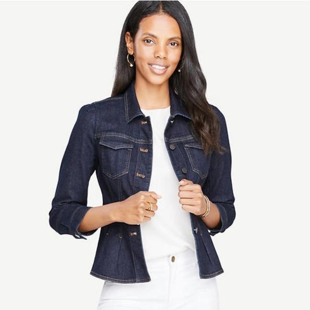Peplum Denim Jacket ✨